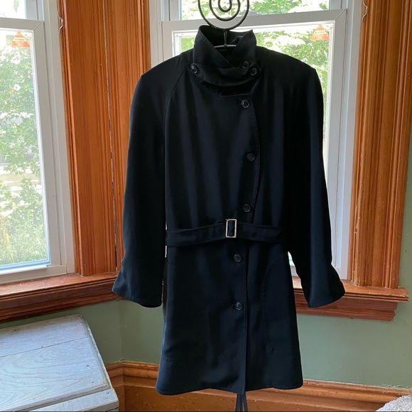 Armani Collezioni Jackets & Blazers - Armani Collezioni black trench coat | size 8